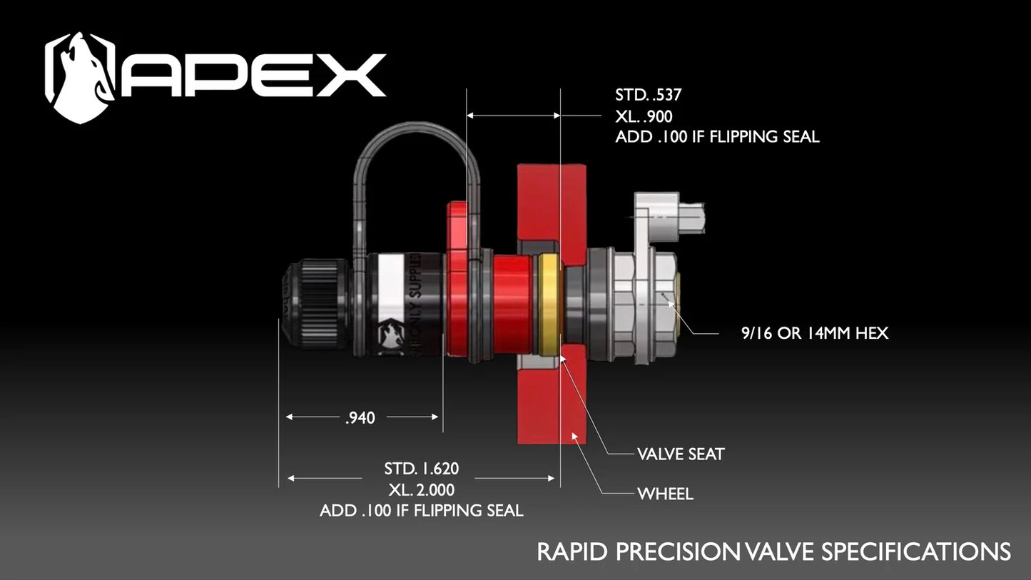 APEX rapid deflation valves